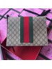 Gucci Beige GG Supreme Web Portfolio Pouch