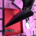 Gucci Black GG Marmont Leather Portfolio Pouch