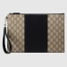 Gucci GG Supreme Leather Portfolio Pouch