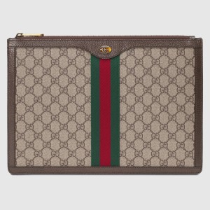 Gucci GG Supreme Ophidia Portfolio Pouch