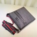 Gucci Black GG Supreme Messenger Bag