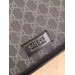 Gucci Black GG Supreme Flap Messenger Bag