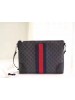 Gucci Black Web GG Supreme Messenger Bag