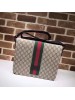 Gucci Beige GG Supreme Web Messenger Bag