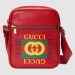 Gucci Red Print Messenger Bag