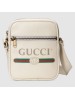 Gucci White Print Messenger Bag