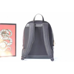 Gucci Black Animal Studs Leather Backpack