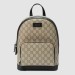 Gucci Beige GG Supreme Small Backpack