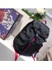 Gucci Black Techno Canvas Large Backpack