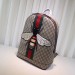 Gucci Web Animalier Backpack With Bee