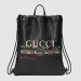 Gucci Black Coco Capitan Logo Backpack