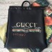 Gucci Black Coco Capitan Logo Backpack
