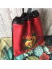 Gucci Red Coco Capitan Logo Backpack