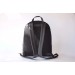 Gucci Black Print Leather Logo Backpack