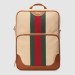 Gucci Beige Vintage Canvas Backpack