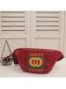 Gucci Belt Bag In Red Print Leather