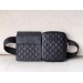 Gucci Black Signature Leather Belt Bag