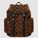 Gucci Brown Medium GG Velvet Backpack