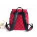 Gucci Red Small GG Velvet Backpack