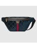 Gucci Blue GG Velvet Belt Bag