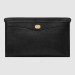 Gucci Black Portfolio Pouch Bag With Interlocking G