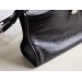 Gucci Black Portfolio Pouch Bag With Interlocking G