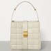 Bottega Veneta Padded Marie Bag In White Paper Calf