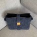 Bottega Veneta Marie Bag In Navy Blue Suede Leather