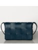 Bottega Veneta Cassette Bag In Dark Blue Lambskin