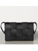 Bottega Veneta Cassette Bag In Black Lambskin