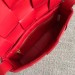Bottega Veneta Cassette Bag In Red Lambskin