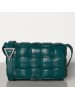 Bottega Veneta Padded Cassette Bag In Green Calfskin