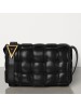 Bottega Veneta Padded Cassette Bag In Black Calfskin