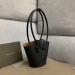 Bottega Veneta Small Basket Tote In Black Calfskin