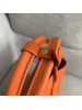 Bottega Veneta Medium Basket Tote In Orange Calfskin