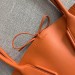 Bottega Veneta Medium Basket Tote In Orange Calfskin