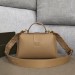 Bottega Veneta Small Piazza Bag In Camel Calfskin