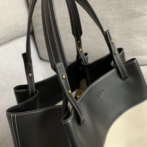 Bottega Veneta Quad Tote In Linen And Calfskin