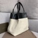 Bottega Veneta Quad Tote In Linen And Calfskin