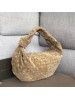 Bottega Veneta Large BV Jodie Bag In Sand Woven Suede