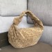 Bottega Veneta Large BV Jodie Bag In Sand Woven Suede