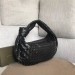 Bottega Veneta Large BV Jodie Bag In Black Woven Leather