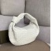 Bottega Veneta Large BV Jodie Bag In White Woven Leather