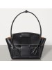 Bottega Veneta Arco 33 Intrecciato Bag In Black Calfskin