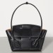 Bottega Veneta Arco 33 Intrecciato Bag In Black Calfskin