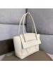 Bottega Veneta Arco 48 Bag In White Grainy Calfskin