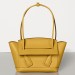 Bottega Veneta Arco 48 Bag In Yellow Grainy Calfskin