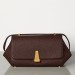 Bottega Veneta Small BV Angle Bag In Burgundy Palmellato