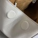 Bottega Veneta Small BV Angle Bag In White Palmellato