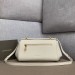 Bottega Veneta Small BV Angle Bag In White Palmellato